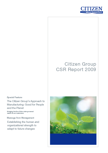 2009 Report Cover