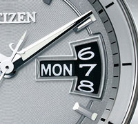 CITIZEN ATTESA AS7100-59A 3針・ディスク式デイ＆デイト 時計