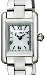 Citizen kii シチズンキーシルバー ステンレススチール 時計 シチズン キー CITIZEN Kii: エコドライブ ソーラー 腕時計