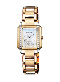 CITIZEN L』から 24石のダイヤモンドが輝くスクエアケースの新作