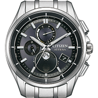 訂正） 『シチズン アテッサ』 アナログ式光発電腕時計で世界初 月齢