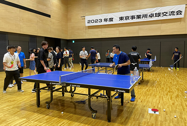 社内スポーツ交流会の様子