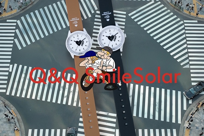 Q&Q SmileSolar ✕ kaoyorinakami コラボモデル キービジュアル