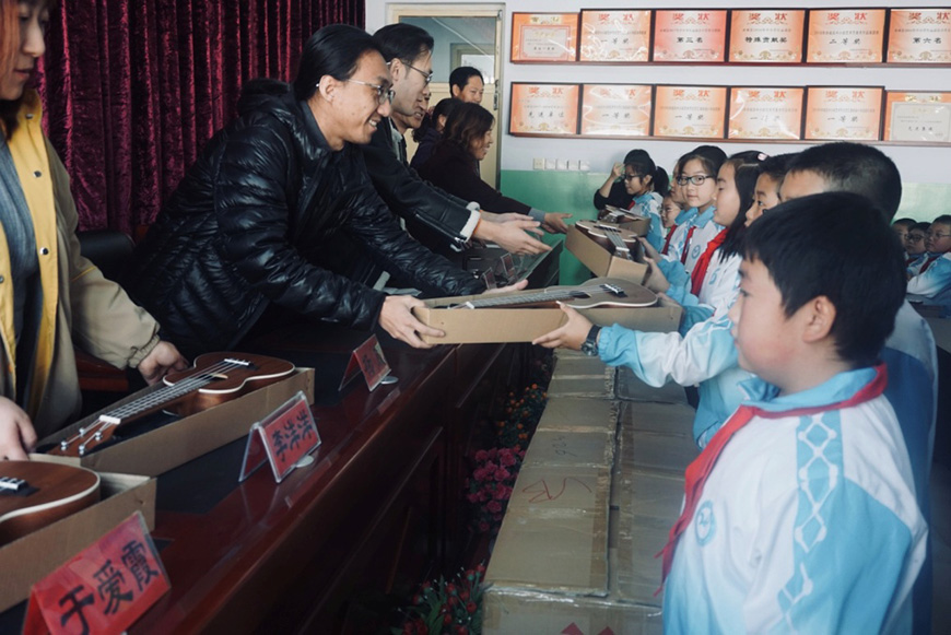 中国児童少年基金会への寄付